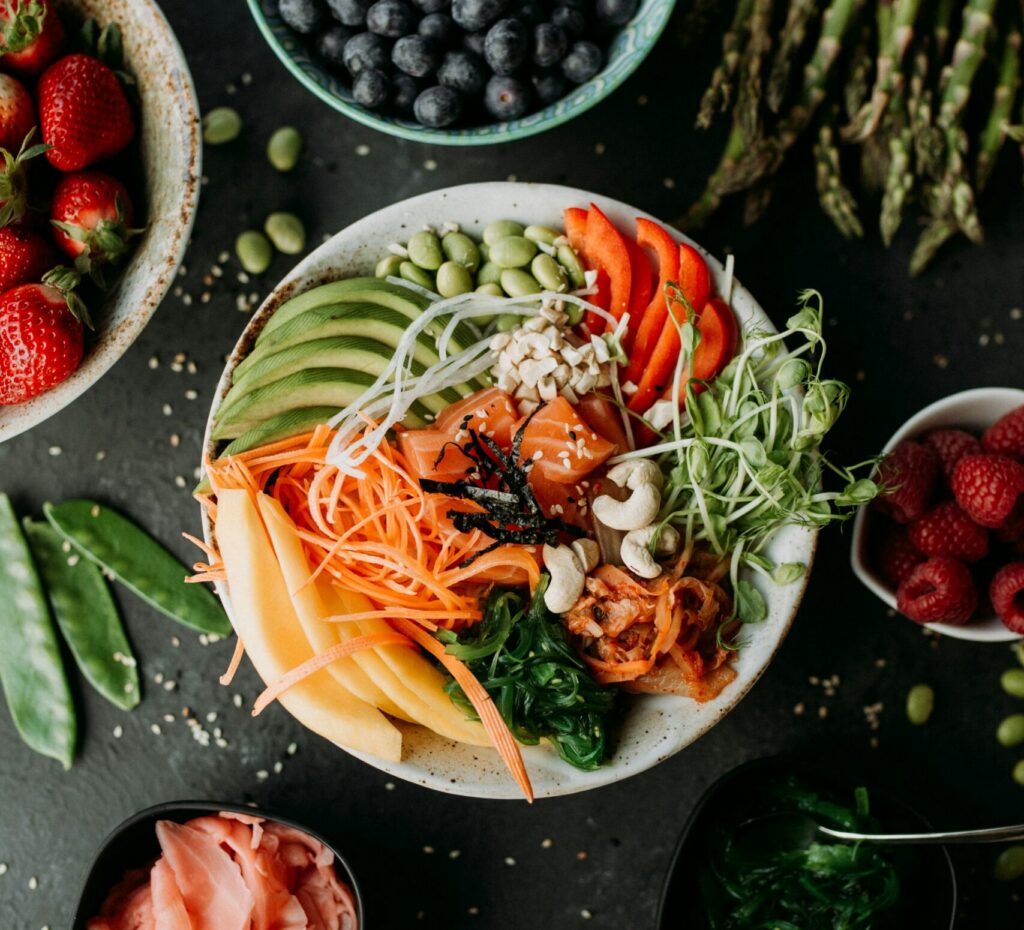 Bol de saumon nutritif